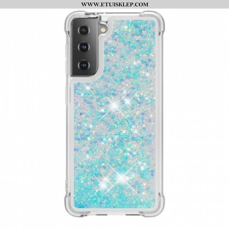 Etui do Samsung Galaxy S21 Plus 5G Pragnienia Cekiny